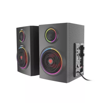 Difuzoare 2.0 24W GENESIS HELIUM 300BT ARGB, Bluetooth 5.0 Difuzoare 2.0 24W GENESIS HELIUM 300BT ARGB, Bluetooth 5.0