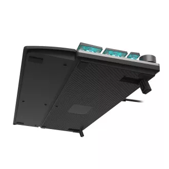 Tastatură mecanică Genesis Gaming THOR 380/RGB/Outemu Blue/Wireless USB/US layout/Negru