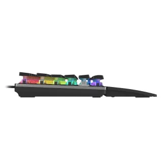 Tastatură mecanică Genesis Gaming THOR 380/RGB/Outemu Blue/Wireless USB/US layout/Negru