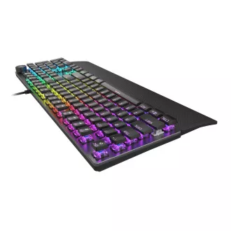 Tastatură mecanică Genesis Gaming THOR 380/RGB/Outemu Blue/Wireless USB/US layout/Negru