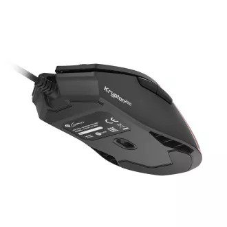 Mouse optic Genesis pentru jocuri KRYPTON 220/RGB/6400 DPI/Gaming/Optic/6000 DPI/USB cu fir/Negru Mouse optic Genesis pentru jocuri KRYPTON 220/RGB/6400 DPI/Gaming/Optic/6000 DPI/USB cu fir/Negru