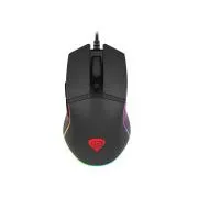 Mouse optic Genesis pentru jocuri KRYPTON 220/RGB/6400 DPI/Gaming/Optic/6000 DPI/USB cu fir/Negru