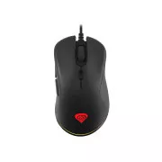 Mouse optic Genesis gaming KRYPTON 200/RGB/6400 DPI/Gaming/Optic/6000 DPI/USB cu fir/Negru
