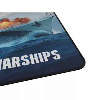 Mouse pad pentru jocuri Genesis CARBON 500 WORLD of WARSHIPS, M 30x25cm