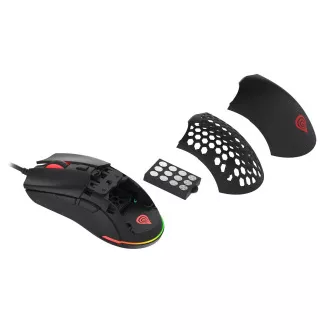 Mouse optic Genesis Gaming KRYPTON 750/RGB/8000 DPI/Gaming/Optic/8000 DPI/USB cu fir/Negru
