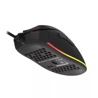 Mouse optic Genesis gaming KRYPTON 555/RGB/8000 DPI/Gaming/Optic/8000 DPI/USB cu fir/Negru