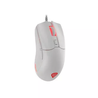 Mouse optic Genesis Gaming KRYPTON 750/RGB/8000 DPI/Gaming/Optic/8000 DPI/USB cu fir/Alb