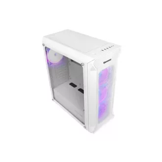 Carcasa computer Genesis IRID 505 ARGB V2/Midi Tower/Transpar./Alb