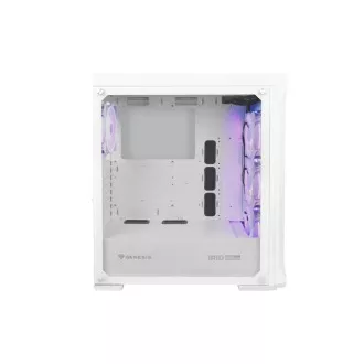 Carcasa computer Genesis IRID 505 ARGB V2/Midi Tower/Transpar./Alb