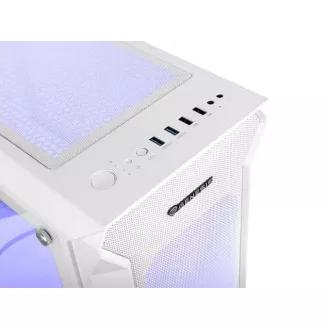 Carcasa computer Genesis IRID 505 ARGB V2/Midi Tower/Transpar./Alb