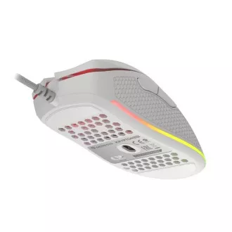 Mouse optic Genesis pentru jocuri KRYPTON 555/Gaming/Optic/8000 DPI/USB cu fir/Alb Mouse optic Genesis pentru jocuri KRYPTON 555/Gaming/Optic/8000 DPI/USB cu fir/Alb