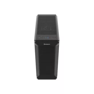 Carcasa computer Genesis IRID 505F/Midi Tower/Transpar./Negru