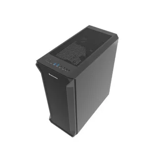 Carcasa computer Genesis IRID 505F/Midi Tower/Transpar./Negru