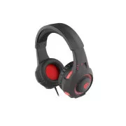 Căști gaming Genesis RADON 210/7.1/USB/cu fir/negru-roșu