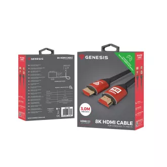 Genesis HDMI M/M V2.1 3M 8K cablu pentru XBOX X/S