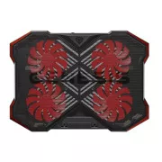 Placă de răcire pentru NB Genesis OXID 260, LED, 15.6-17.3" 4 ventilatoare, 2 USB-uri