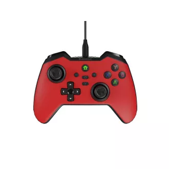 Gamepad cu fir Genesis MANGAN 300, pentru PC/Switch/Mobil, roșu