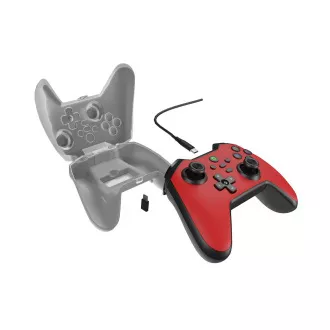 Gamepad cu fir Genesis MANGAN 300, pentru PC/Switch/Mobil, roșu