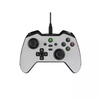 Gamepad cu fir Genesis MANGAN 300, pentru PC/Switch/Mobil, alb