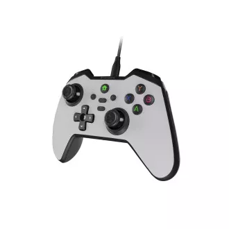 Gamepad cu fir Genesis MANGAN 300, pentru PC/Switch/Mobil, alb
