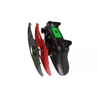 Gamepad wireless Genesis MANGAN 400 pentru PC/Switch/Mobil, roșu