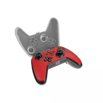 Gamepad wireless Genesis MANGAN 400 pentru PC/Switch/Mobil, roșu
