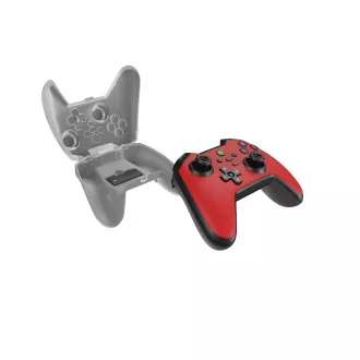Gamepad wireless Genesis MANGAN 400 pentru PC/Switch/Mobil, roșu