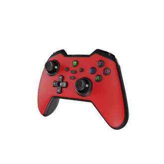 Gamepad wireless Genesis MANGAN 400 pentru PC/Switch/Mobil, roșu