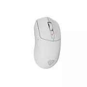 Mouse pentru jocuri Genesis ZIRCON 500/Gaming/Optic/10.000 DPI/USB+BT/Alb