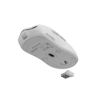 Mouse de gaming Genesis ZIRCON 500 G2/Gaming/Optic/10.000 DPI/USB+BT/Alb Mouse de gaming Genesis ZIRCON 500 G2/Gaming/Optic/10.000 DPI/USB+BT/Alb