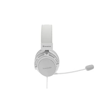 Căști gaming cu microfon Genesis TORON 301/Stereo/Jack/Wire/Stand/Alb
