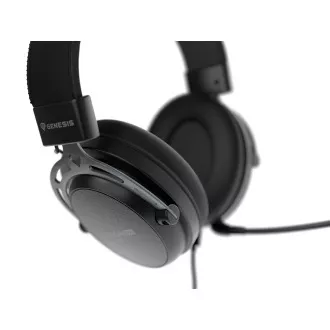 Căști de gaming Genesis TORON 301/Stereo/Jack/Cablat/Suport/Negru Căști de gaming Genesis TORON 301/Stereo/Jack/Cablat/Suport/Negru