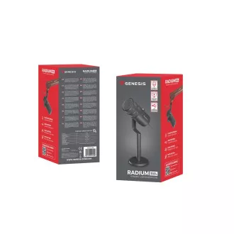 Microfon de streaming USB dinamic Genesis Radium 350D