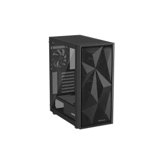 Carcasa computer Genesis DIAXID 605F/Midi Tower/Transpar./Negru
