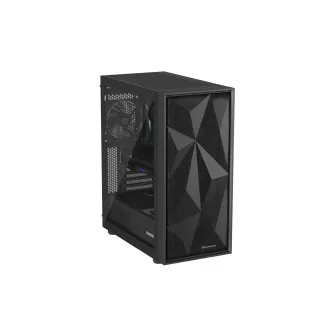 Carcasa computer Genesis DIAXID 605F/Midi Tower/Transpar./Negru