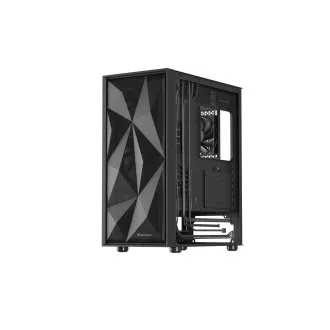 Carcasa computer Genesis DIAXID 605F/Midi Tower/Transpar./Negru