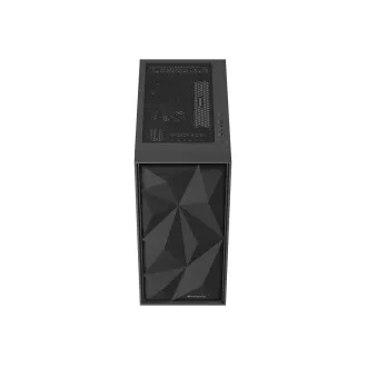 Carcasa computer Genesis DIAXID 605F/Midi Tower/Transpar./Negru