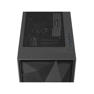 Carcasa computer Genesis DIAXID 605F/Midi Tower/Transpar./Negru