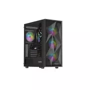 Carcasa computer Genesis DIAXID 605 ARGB/Midi Tower/Transpar./Negru