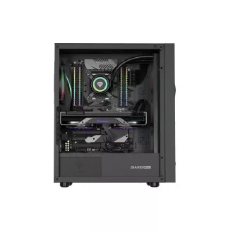 Carcasa computer Genesis DIAXID 605 ARGB/Midi Tower/Transpar./Negru