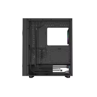 Carcasa computer Genesis DIAXID 605 ARGB/Midi Tower/Transpar./Negru