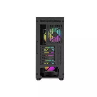 Carcasa computer Genesis DIAXID 605 ARGB/Midi Tower/Transpar./Negru