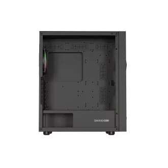 Carcasa computer Genesis DIAXID 605 ARGB/Midi Tower/Transpar./Negru