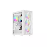 Carcasa computer Genesis DIAXID 605 ARGB/Midi Tower/Transpar./Alb