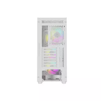 Carcasa computer Genesis DIAXID 605 ARGB/Midi Tower/Transpar./Alb