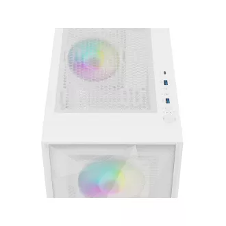 Carcasa computer Genesis DIAXID 605 ARGB/Midi Tower/Transpar./Alb