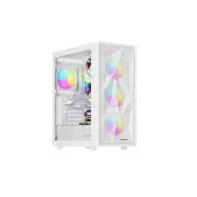 Carcasa computer Genesis DIAXID 605 ARGB/Midi Tower/Transpar./Alb