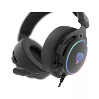 Căști de gaming Genesis NEON 764/7.1/USB/cu fir/Suport/Negru Căști de gaming Genesis NEON 764/7.1/USB/cu fir/Suport/Negru