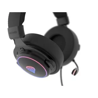 Căști de gaming Genesis NEON 764/7.1/USB/cu fir/Suport/Negru Căști de gaming Genesis NEON 764/7.1/USB/cu fir/Suport/Negru