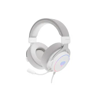 Căști gaming cu microfon Genesis NEON 764/7.1/USB/Fired/Stand/Alb